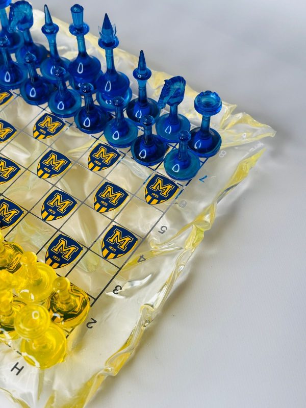 Шаховий набір з епоксидної смоли Premium Ice (Айсберг)