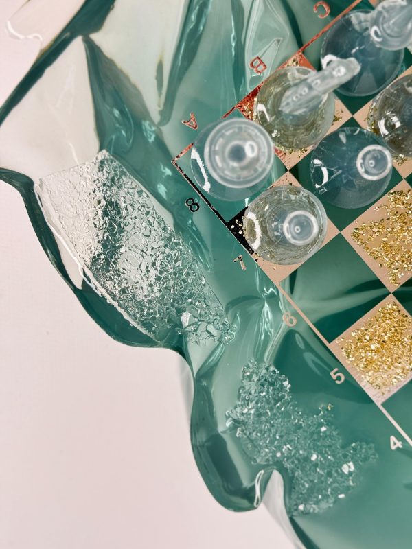 Шаховий набір з епоксидної смоли Premium Ice XL