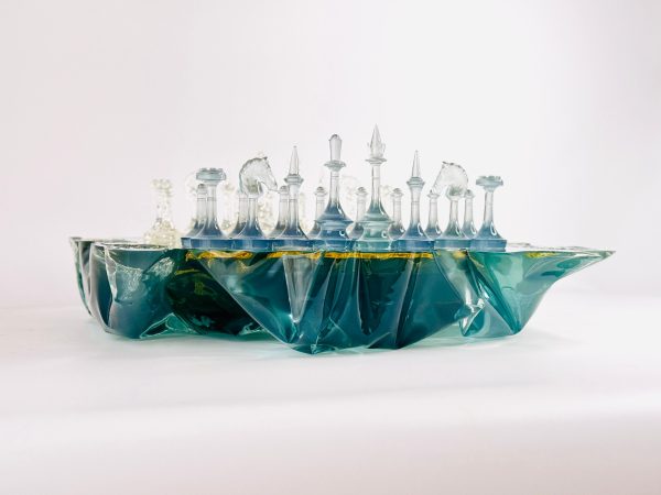 Шаховий набір з епоксидної смоли Premium Ice XL