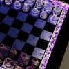 Шаховий набір з епоксидної смоли Premium Led із підсвіткою