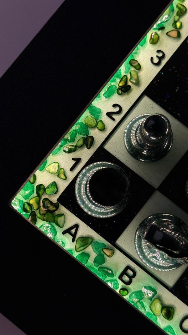 Шаховий набір з епоксидної смоли Premium Led із підсвіткою