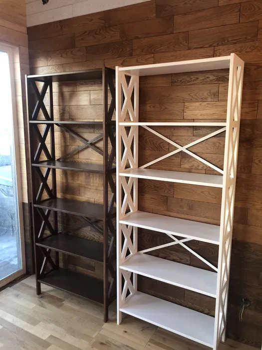 Етажерка дерев'яна на 5 полиць